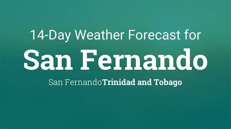 San Fernando Weather Forecast.